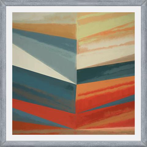 Cuadro Geometric Pattern with Stains
