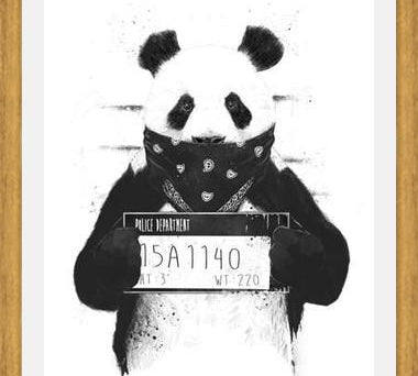 Cuadro Bad Panda