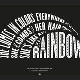Cuadro She's like a rainbow, The Rolling Stones - Black