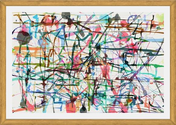 Cuadro Urban Pollock 9