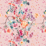 Mantel de Hule Rococo Bouquet Pink