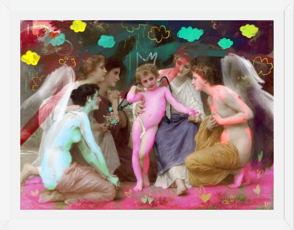 Cuadro Angel in Color
