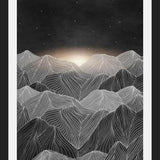 Cuadro Lines in the mountains XIX