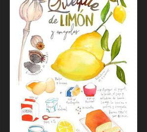 Cuadro Queque de Limón