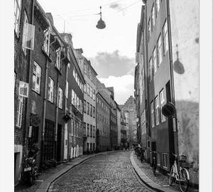 Cuadro Streets of Kopenhagen BW