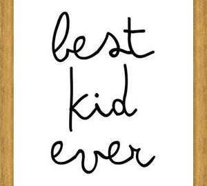 Cuadro Best Kid Ever