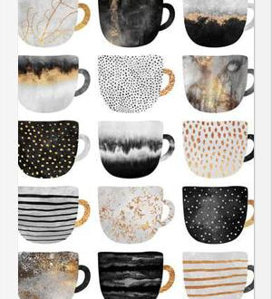 Cuadro Pretty Coffee Cups 3