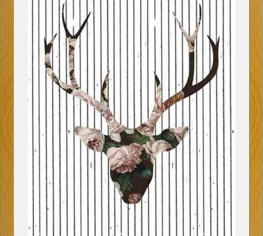 Cuadro Deer in Bloom
