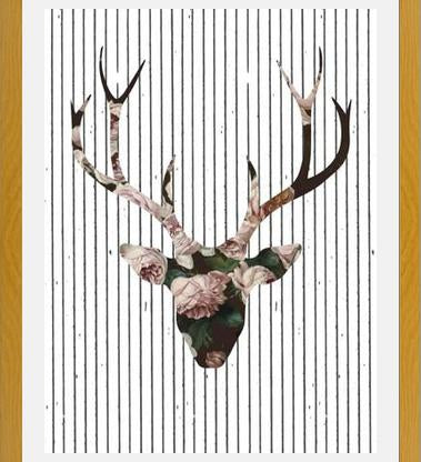 Cuadro Deer in Bloom