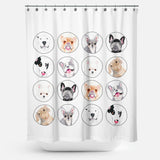 Cortina de Baño Perros