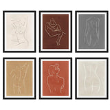 Set de Cuadros Body Sketch