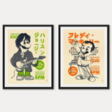 Set de Cuadros Luigi Harrison y Mario Mercury