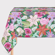 Mantel de Hule Lily and Colorful Flowers Pattern