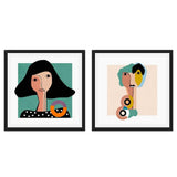 Set de Cuadros Personality Faces
