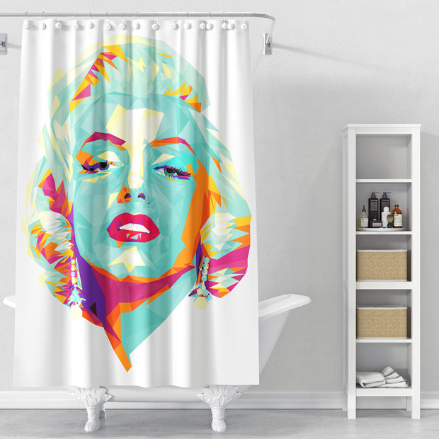Cortina de baño Marilyn 3D