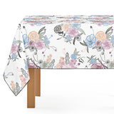 Mantel de Hule Queenie Thrift Hand Drawn Flower