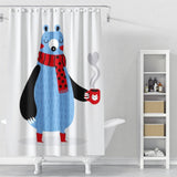 Cortina de Baño Osito con café
