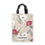 Cortina de Baño Anemones & palms pink