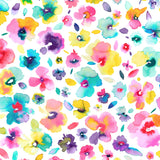 Mantel de Hule Tropical Flowers Multicolored