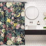Cortina de Baño Floral and Bird IV