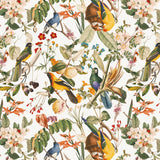 Papel Mural Floral and Birds XXXII