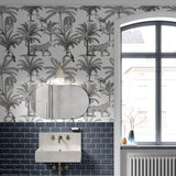 Papel Mural Black & White Jungle