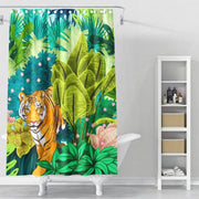 Cortina de Baño Jungle Tiger