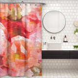 Cortina de baño Amapolas