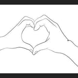 Cuadro Hands series - I love you