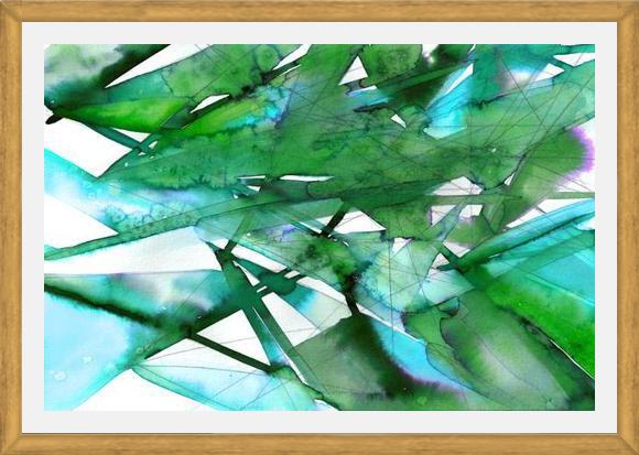 Cuadro GUIDING LIGHTS 4, GREEN AQUA