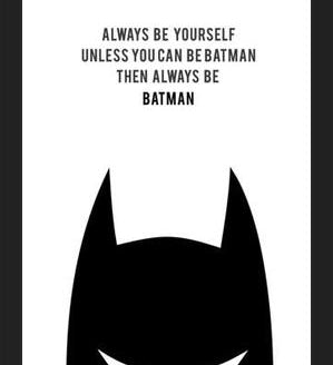 Cuadro Be Batman