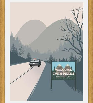Cuadro Welcome to Twin Peaks