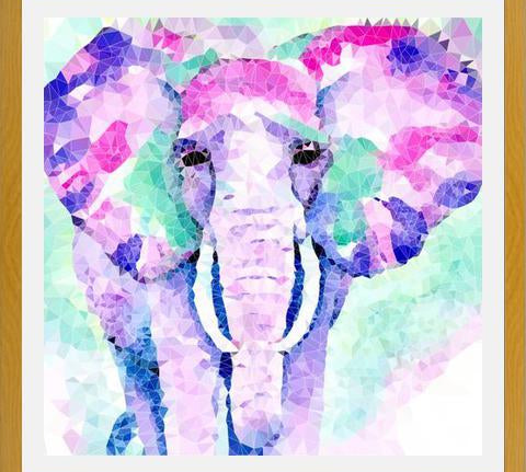 Cuadro Elefante Rosa