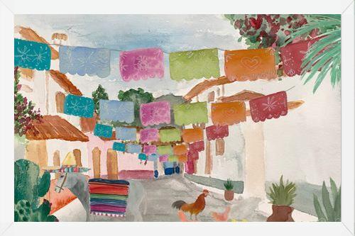 Cuadro Mural Pueblo Mexicano