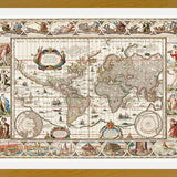 Cuadro Mapa Vintage
