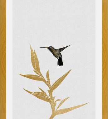 Cuadro Hummingbird and Flower II