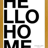 Cuadro Hello Home White