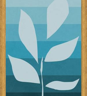 Cuadro Planta Señora Azul