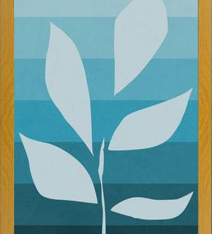 Cuadro Planta Señora Azul