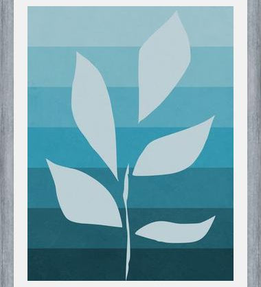 Cuadro Planta Señora Azul