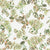 Papel Mural Tropical leaves Gold green