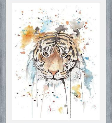 Cuadro Retrato de un Tigre