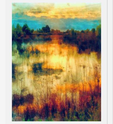 Cuadro Reflections on the Lake