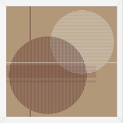 Cuadro Transparent Circles with Lines