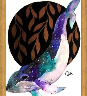 Cuadro universe whale
