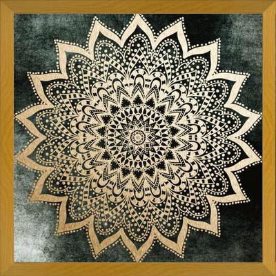 Enmarcado EMERALD BOHO NIGHTS MANDALA