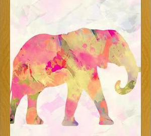Cuadro Abstract Elephant