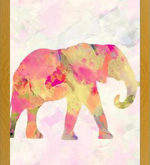 Cuadro Abstract Elephant