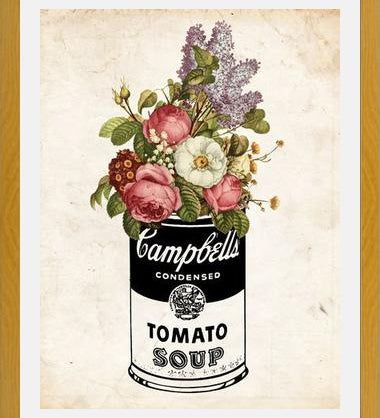 Cuadro  tomato pop art by THE NEW BLACK DESIGN