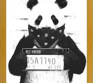 Cuadro Bad Panda